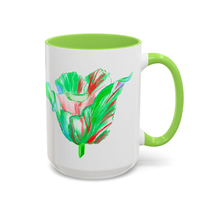 Vibrant Tulips Mugs