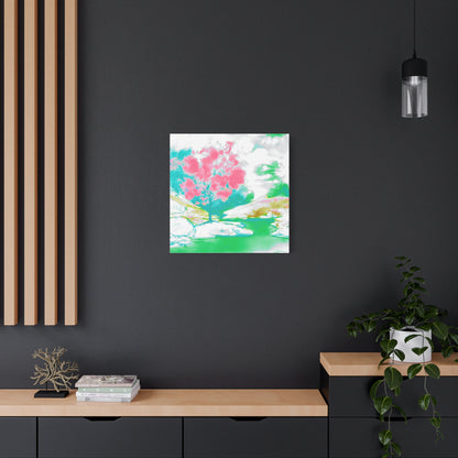 Joyful Landscape Matte Canvas, Stretched, 1.25"