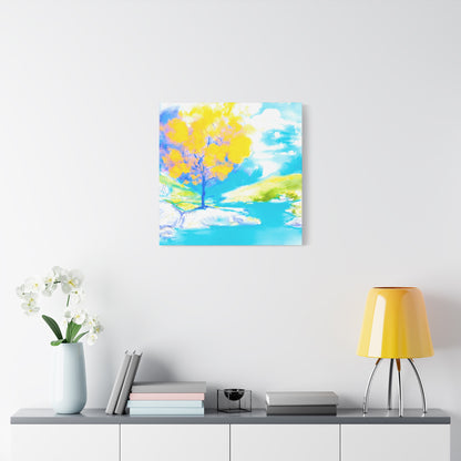 Joyful Landscape Matte Canvas, Stretched, 1.25"