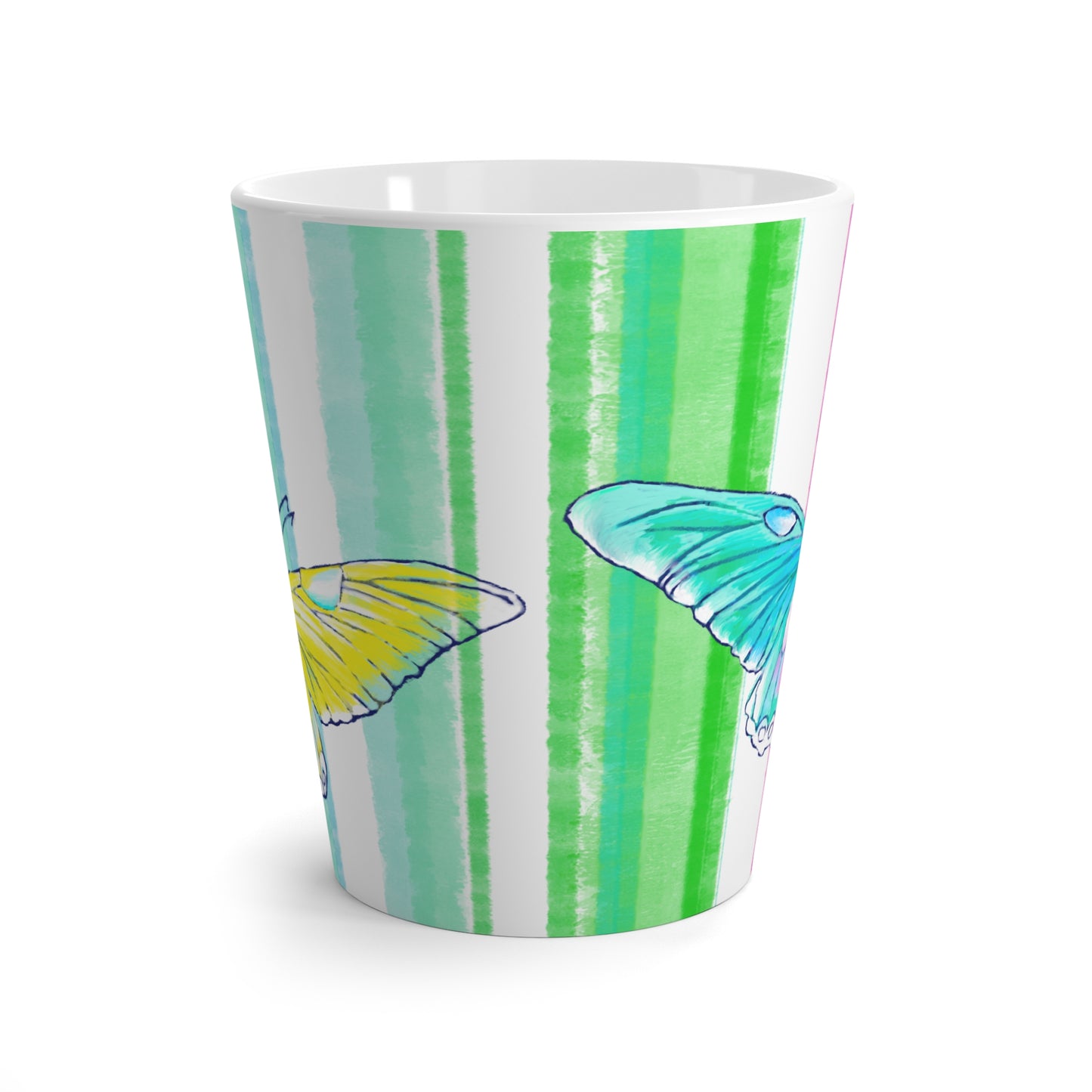 Fun Stripes Latte Mug