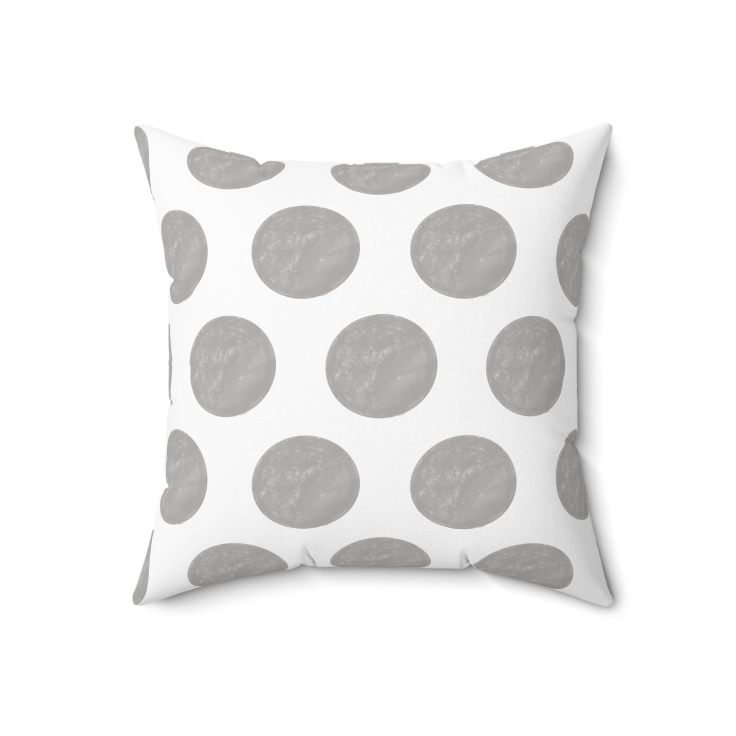 Polka Dot Joy Polyester Square Pillow "Solus Christus…”