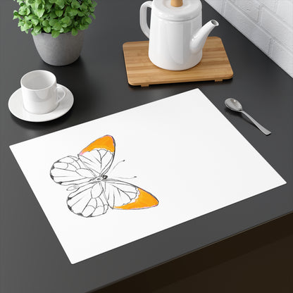 Placemat, 1pc Lucy Butterfly Light Orange