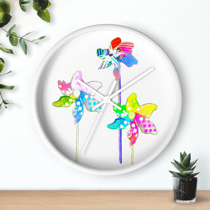 Celebrations Pin Wheel Wall Clock