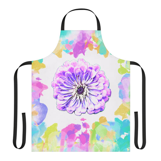 Zinnia Color Splash Apron
