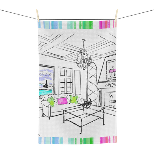 Dish Towels Microfiber Decor Illustration