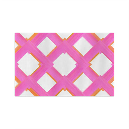Dish Towels Microfiber Cheerful Trellis Pink