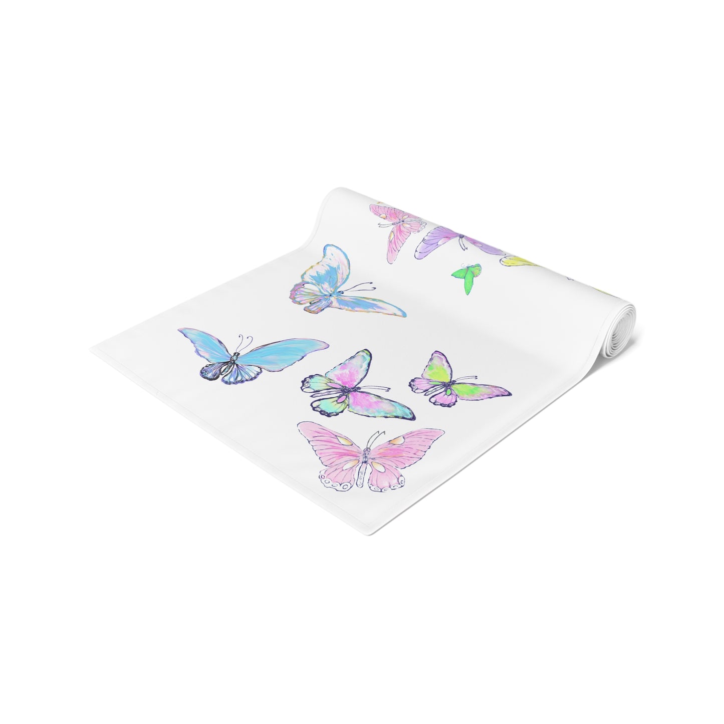 Table Runner Butterfly Playdate (Cotton or Poly)