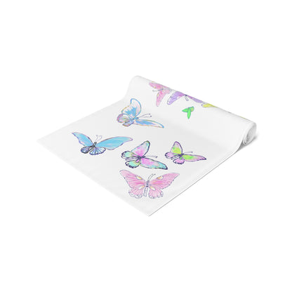 Table Runner Butterfly Playdate (Cotton or Poly)