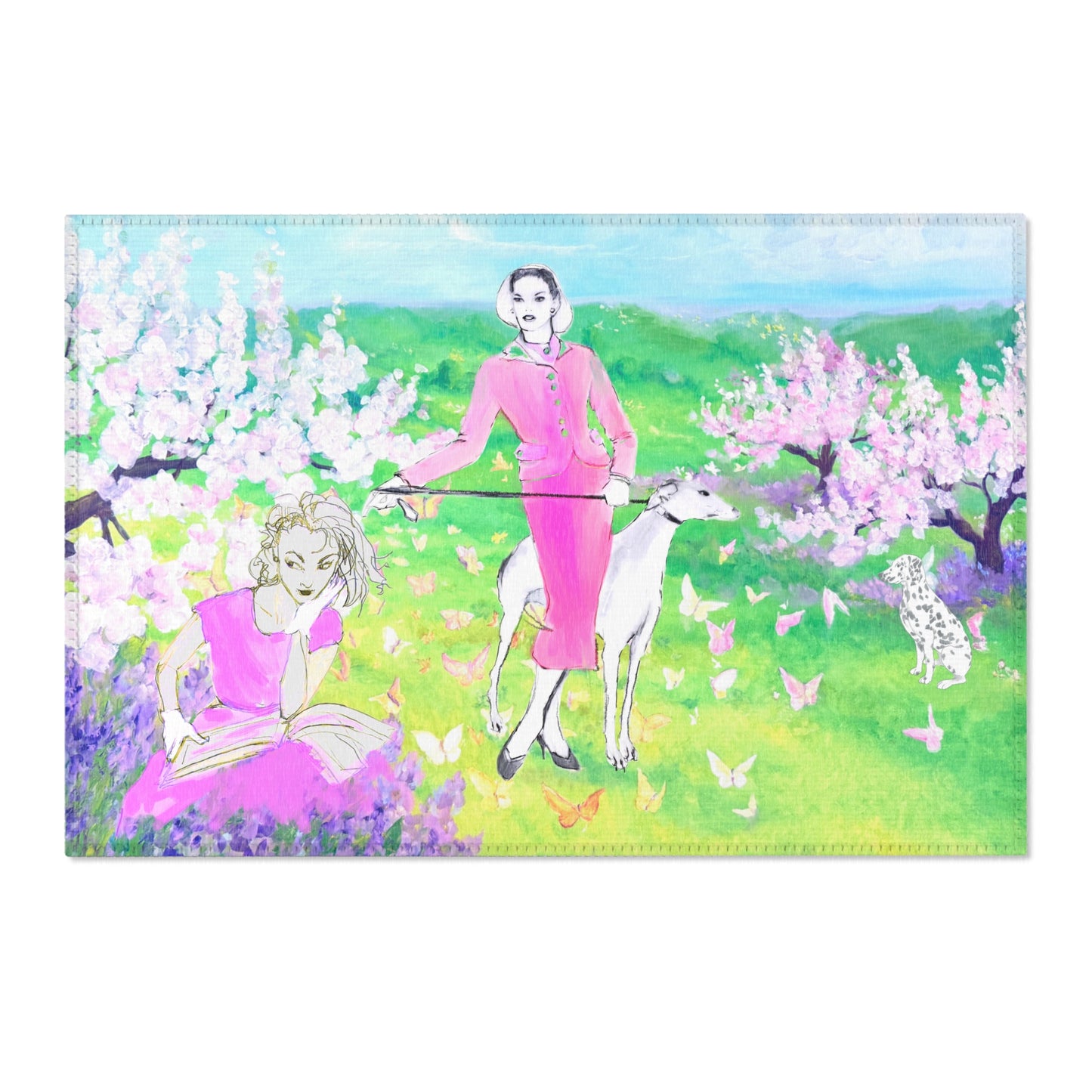 Indoor Rugs A Walk in the Garden