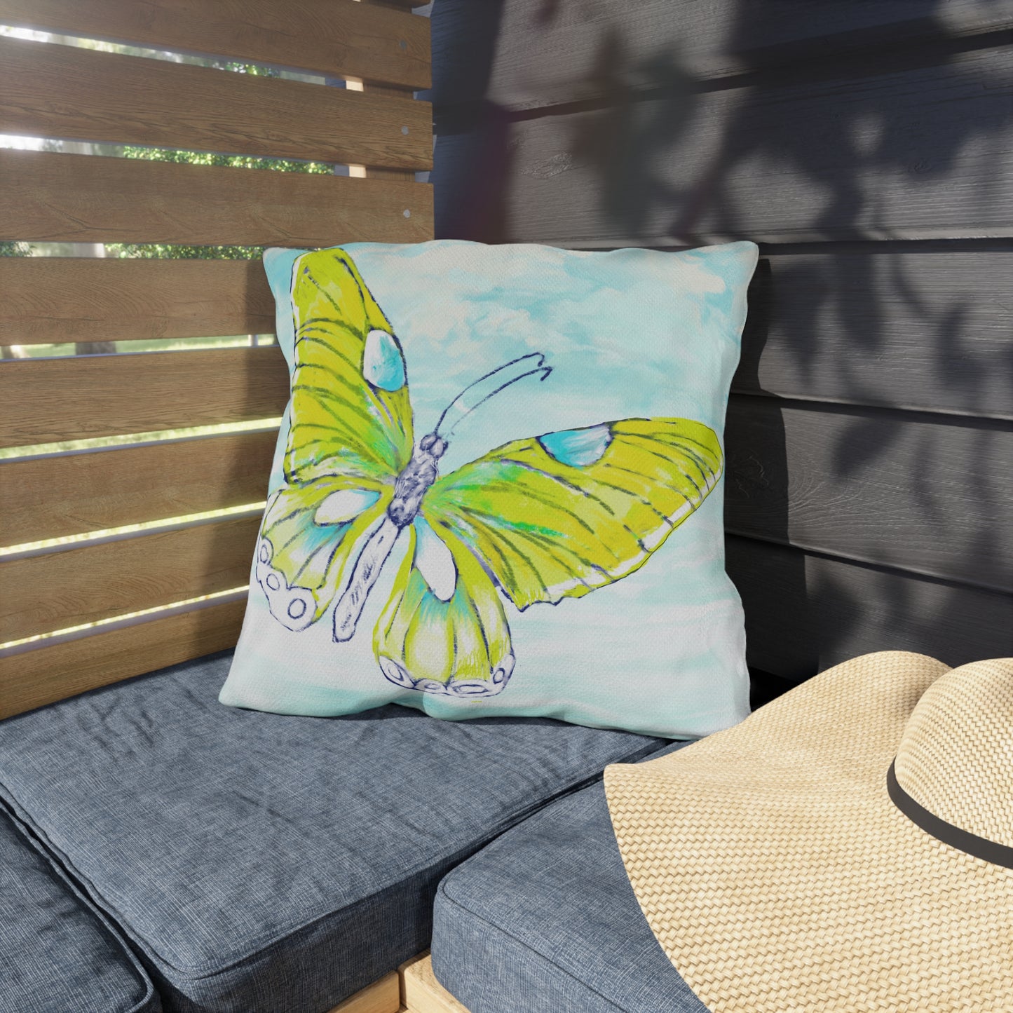 Outdoor Pillows Butterfly Flutter