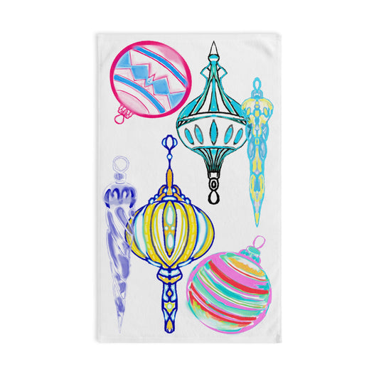 Hand Towel Merry Ornaments