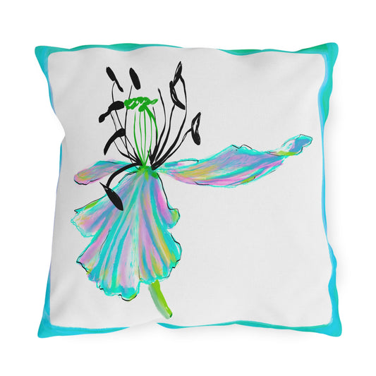 Vibrant Tulips Outdoor Pillows