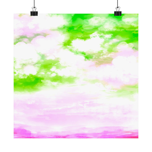 Art Decor Matte Posters Cloud Song