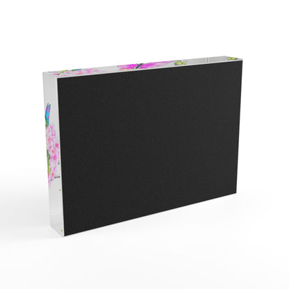 Blossom Whirl Acrylic Art Block