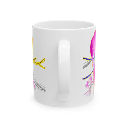 Blossoms & Birds Ceramic Mugs