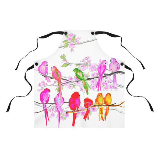 Cherry Chirp Apron