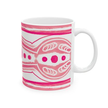 Pattern Play Mug Raspberry Red
