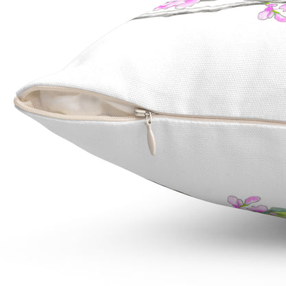 Jolly Birds Spun Polyester Square Pillow