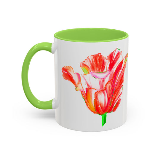 Vibrant Tulips Mugs