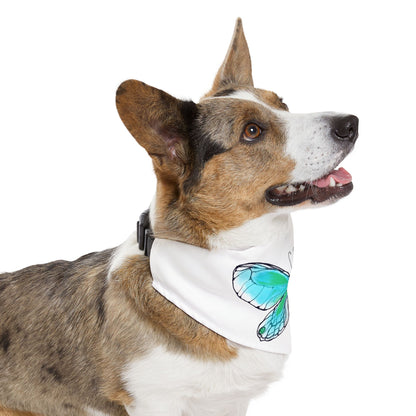 Pet Bandana Collar Colorful Flutter Charm