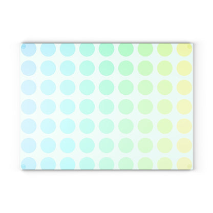 Glass Cutting Boards Polka Dots