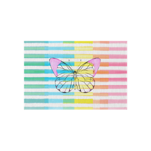 Butterfly Chroma Indoor or Outdoor Rug, 24 x 36
