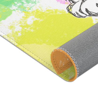 Kitty Fun Vertical Indoor Area Rugs