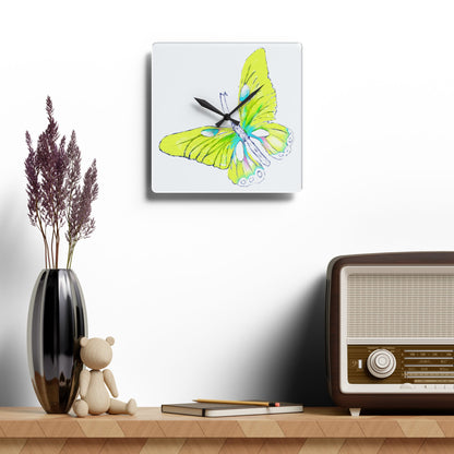 Swing Wall Clock Lime