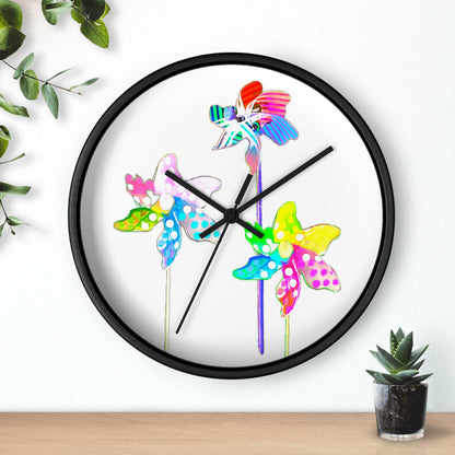 Celebrations Pin Wheel Wall Clock