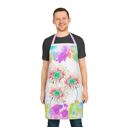 Zinnia Color Splash Apron