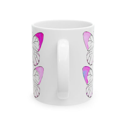 Chroma Ceramic Mug, (11oz, 15oz) Pink