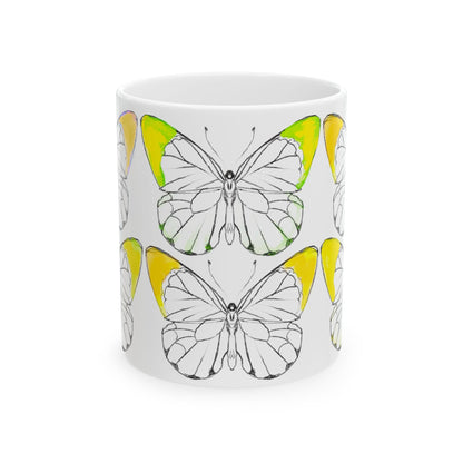 Chroma Ceramic Mug, (11oz, 15oz) Yellow