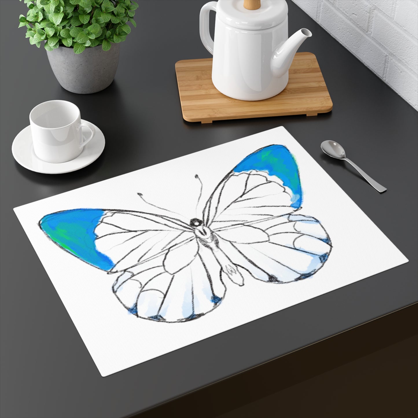 Chroma Blue Placemat, 1pc