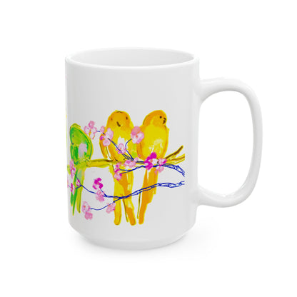 Mugs Blossoms & Birds