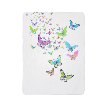 Blossom Glide Fleece Sherpa Blanket