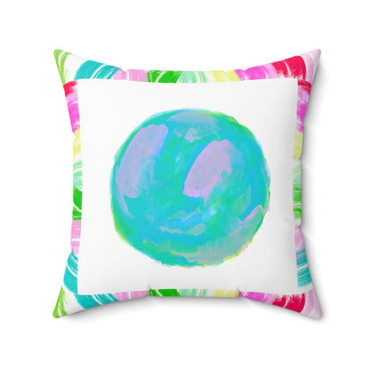 Mega Dot Polyester Square Pillow