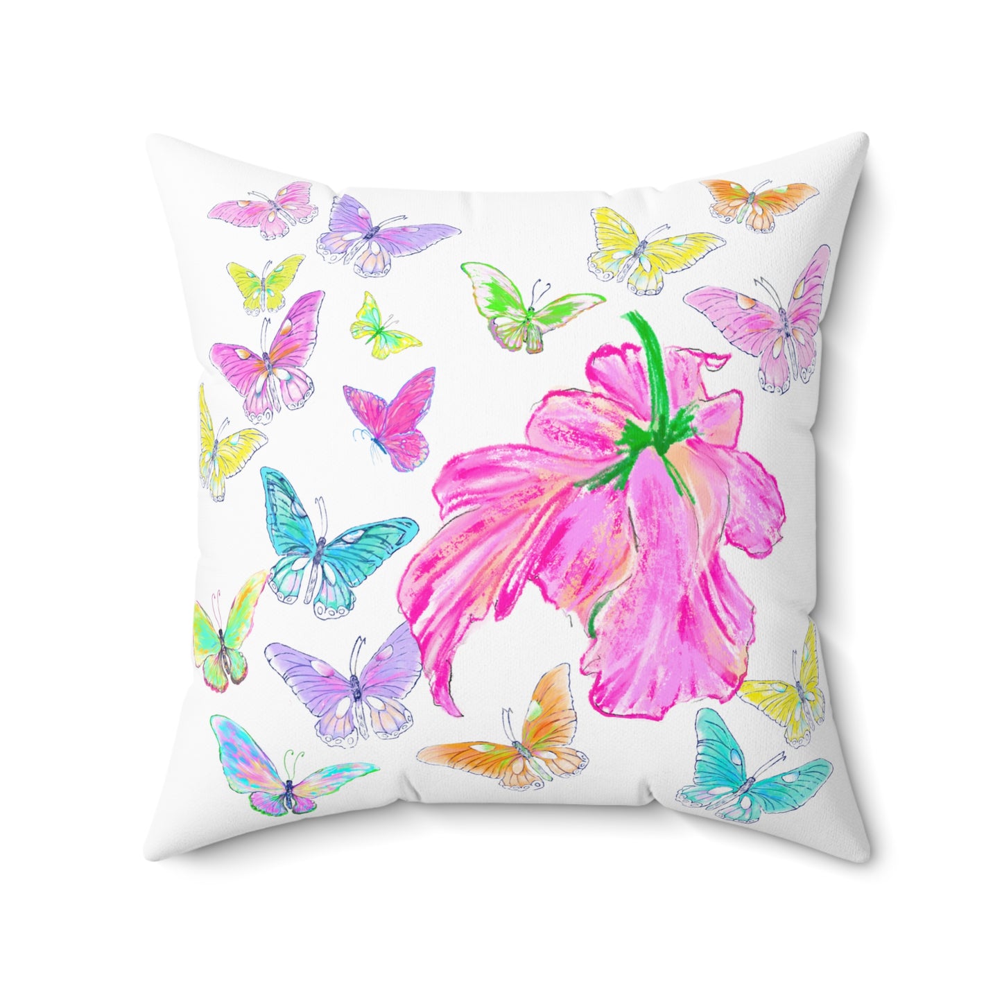 Pillows Dancing Tulips & Butterflies