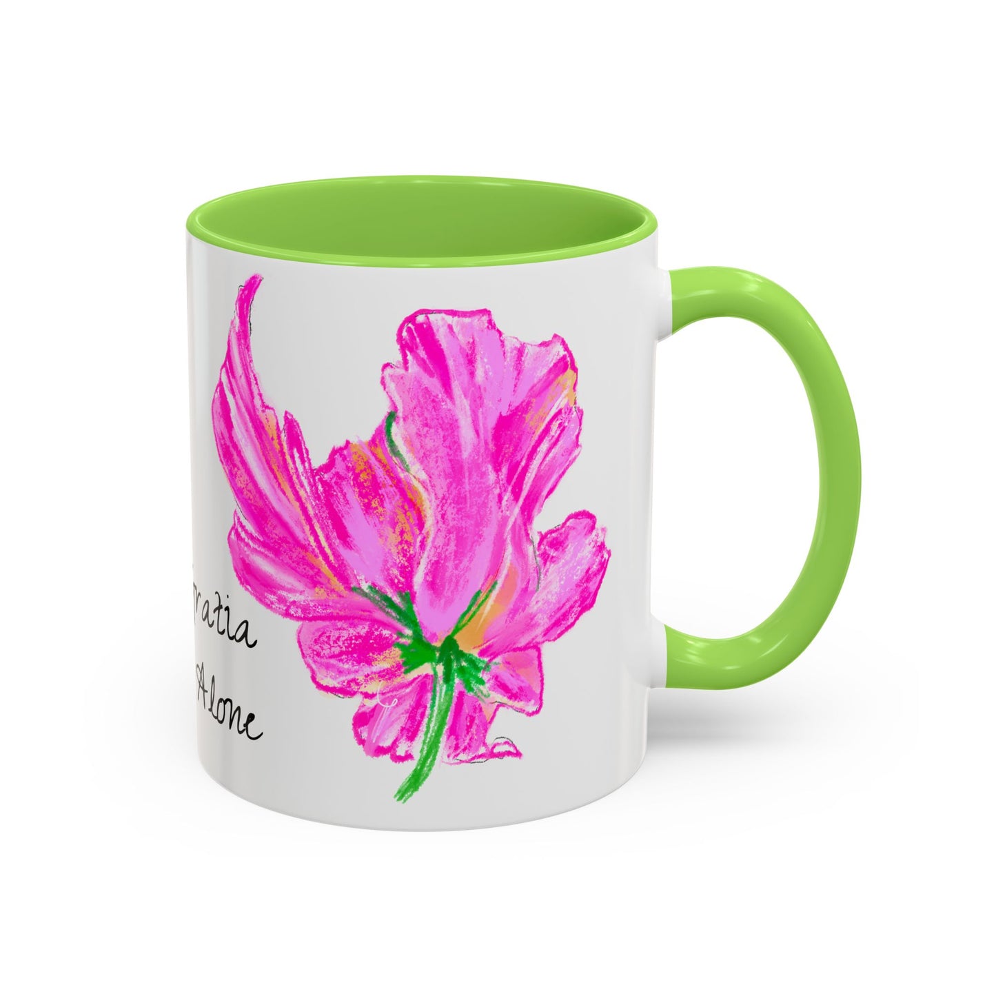 Vibrant Tulips Mugs “Sola Gratia”
