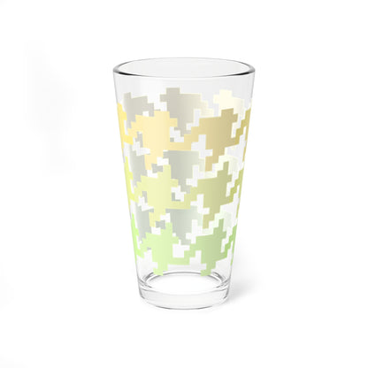 Mixing Glass, 16oz Houndstooth Fun