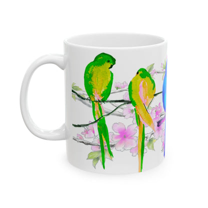 Blossoms & Birds Ceramic Mugs