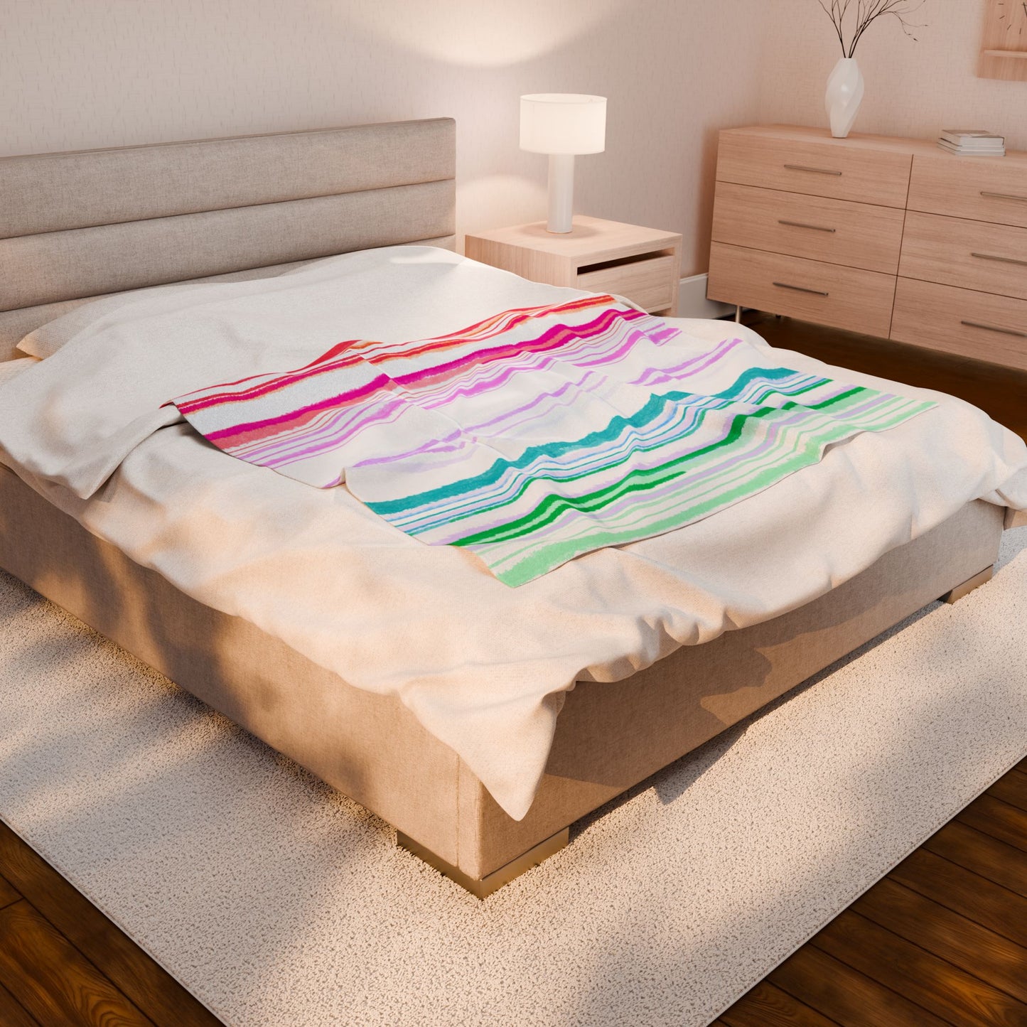Blanket Velveteen Plush Pattern Play