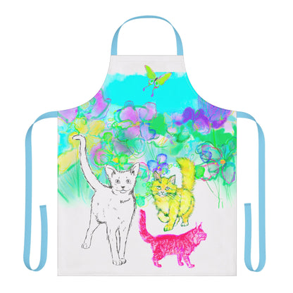 Colorful Cat Apron