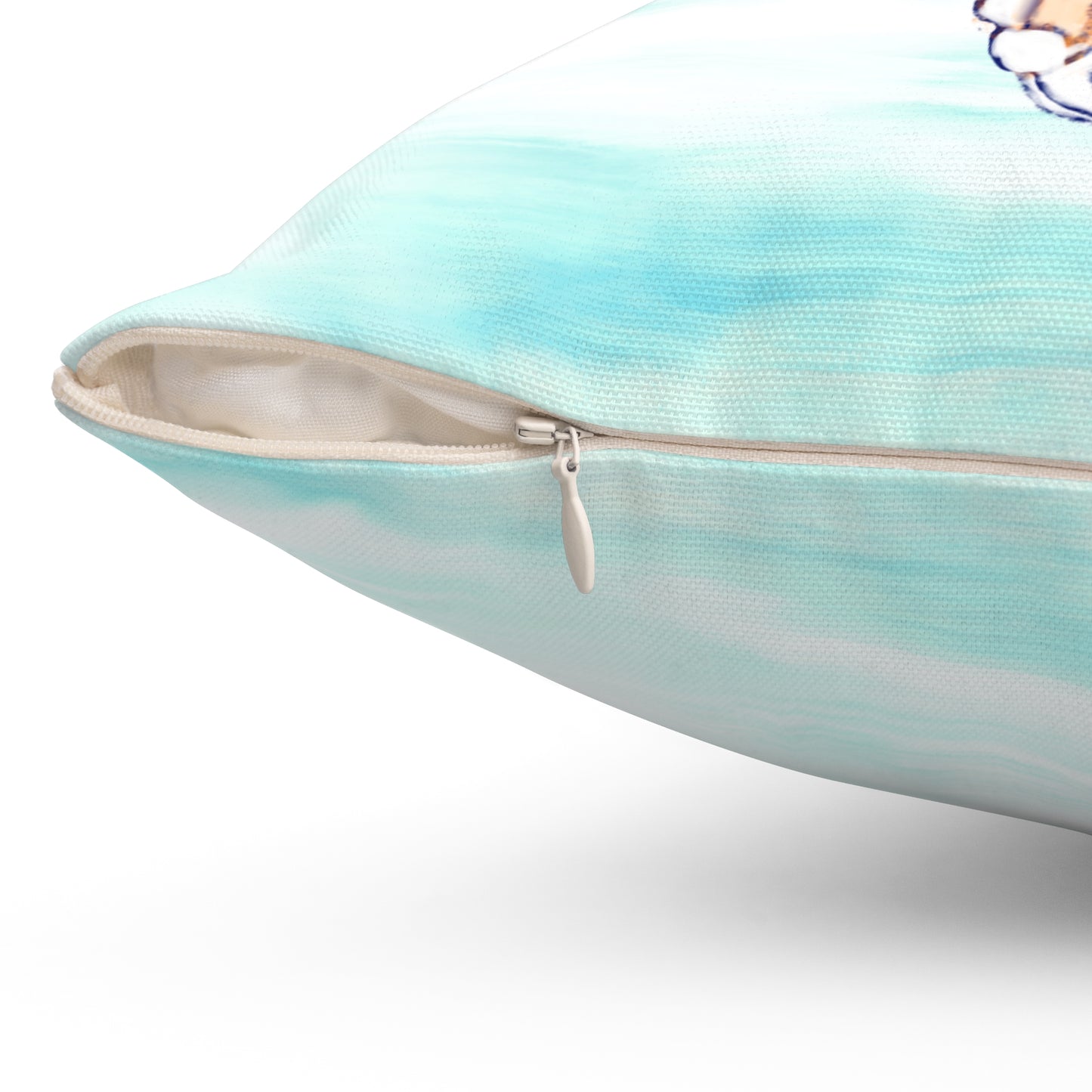 Square Pillow Butterfly Flutter Left Facing Orange