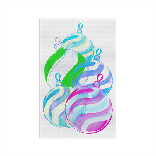 Dish Towels Microfiber Christmas Watercolor Joy
