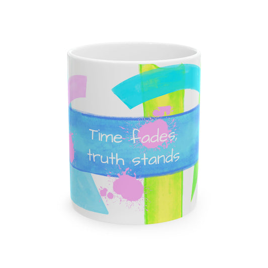 Pattern Play Mug "Time fades..."