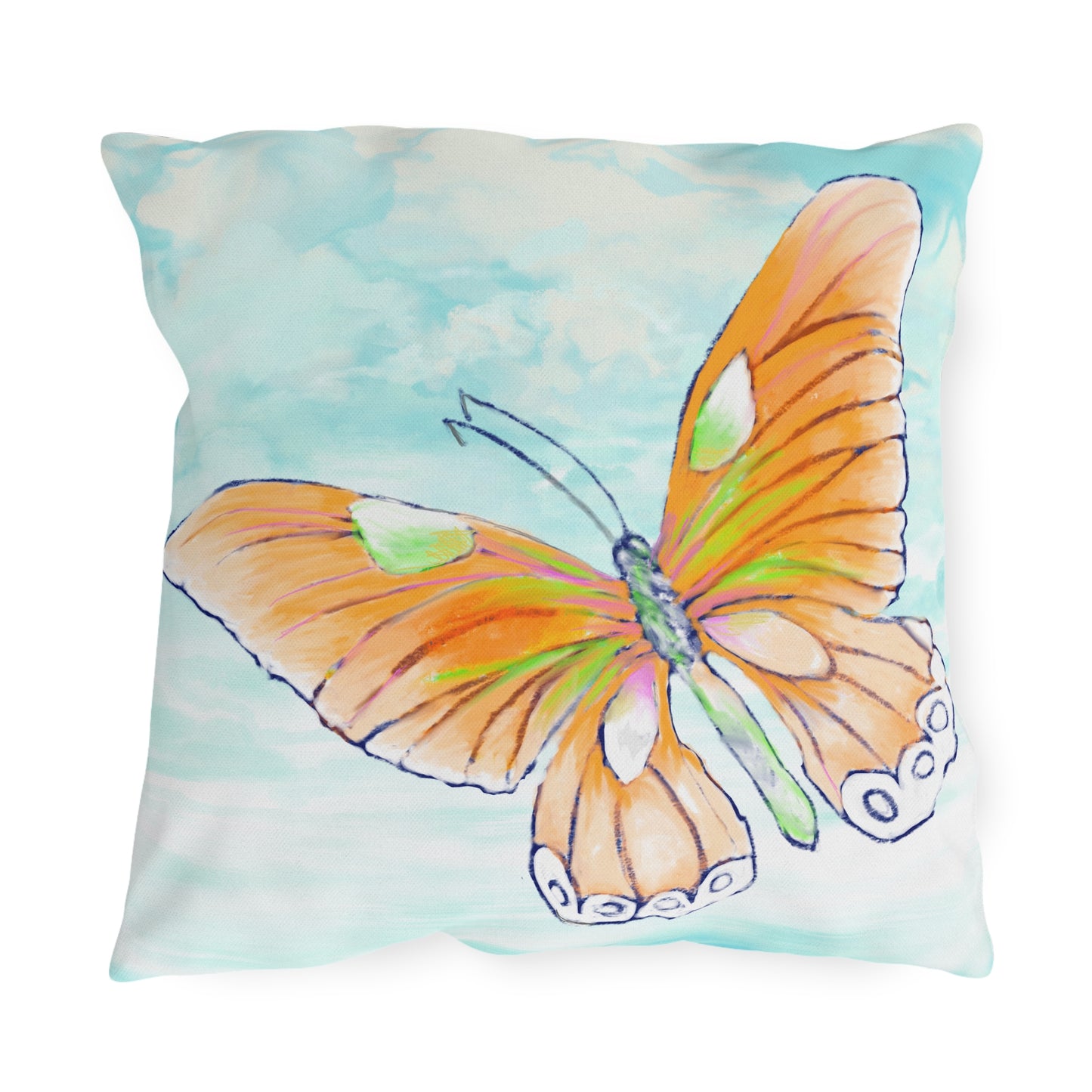 Outdoor Pillows Butterfly Flutter