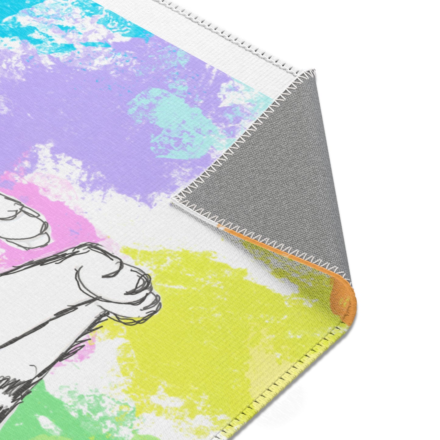 Kitty Fun Vertical Indoor Area Rugs