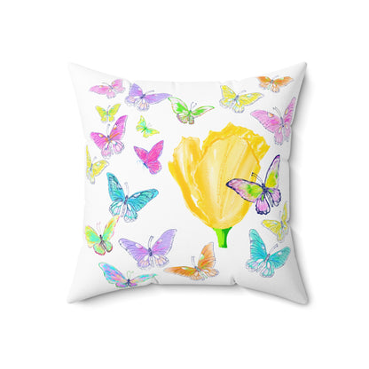 Pillows Dancing Tulips & Butterflies