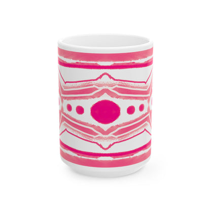 Pattern Play Mug Raspberry Red