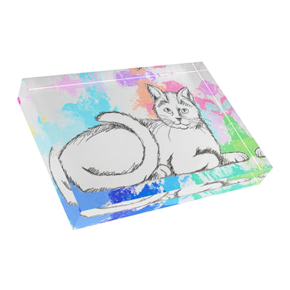 Kitty Fun Acrylic Block